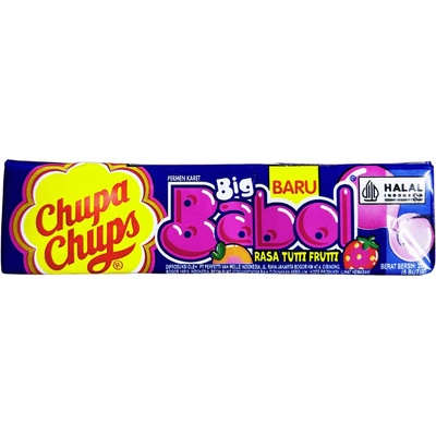Chupa Chups Big Babol Tutti Frutti Bubble Gum 20g – Hledejceny.cz