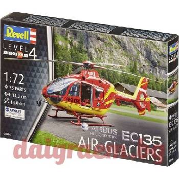 Revell Хоби модел revell 04986 - Спасителен хеликоптер ec135 air-glaciers (r04986)