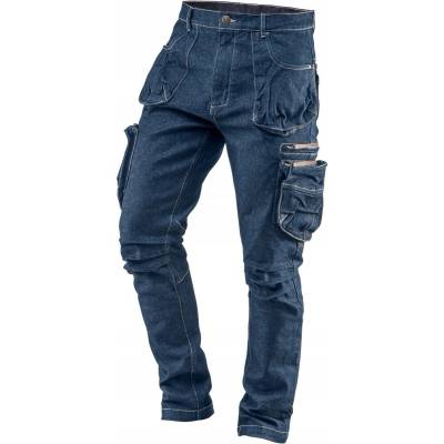 Neo Tools kalhoty Denim Stretch odolné tmavě modré