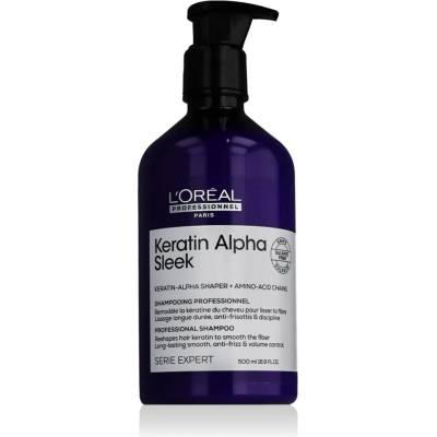 L'Oréal Professionnel Paris Keratin Alpha Sleek Refillable šampon 500 ml