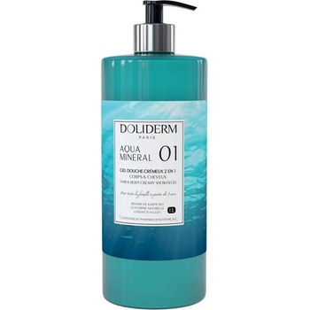 Doliderm Душ гел 2 в 1 Aqua Minеral 01, 1000 ml