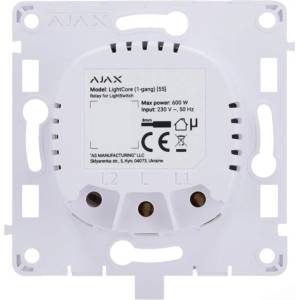 Ajax Systems 52136.142. NC LightCore (1-група) - реле за единичен превключвател (52136.142.NC)