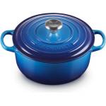 Le Creuset Съдове за готвене SIGNATURE 20 см, 2, 4 л, AZURE, чугун, Le Creuset (LECR21177202202430)