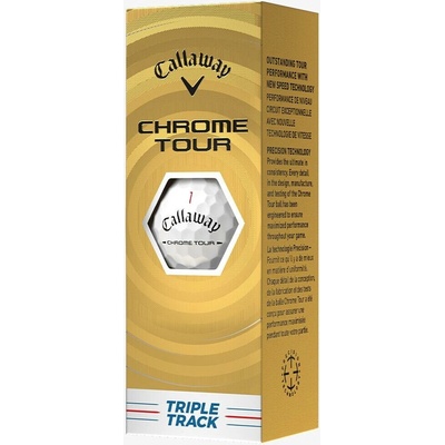 Callaway Chrome Tour Triple Track bílé 3 ks