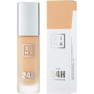 3INA The 24H Foundation nude yellow 636 make-up plně krycí waterproof 24h 30 ml