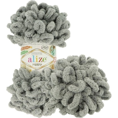 Alize Puffy 302 sivá