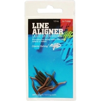 Giants Fishing Rovnátka na háček Line Aligner Green Brown Large 12 ks