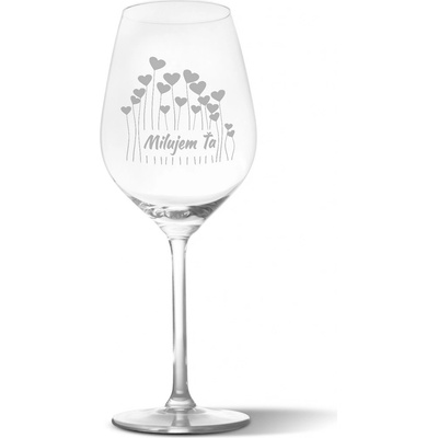 Sablio Pohár na víno Milujem ťa 2 490 ml