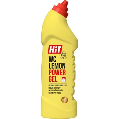 WC Hit 4v1 tekutý čistič Lemon 800 g