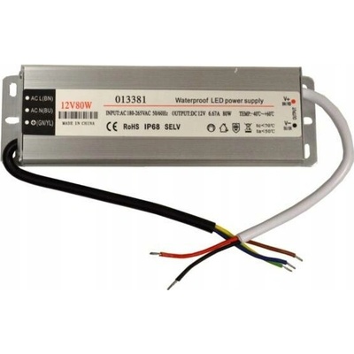 LED zdroj WM Power BPV-1280TI 12 V 6,7 A 80 W IP67