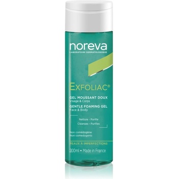Noreva Exfoliac Gentle Foaming Gel фин, пенящ се гел за проблемна кожа 200ml