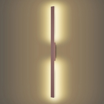 Brilagi - LED външен стенен осветител LUNA LED/24W/230V 3000K IP65 100 cm кафяв CRI 90 (BG4639)