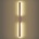 Brilagi - LED външен стенен осветител LUNA LED/24W/230V 3000K IP65 100 cm кафяв CRI 90 (BG4639)