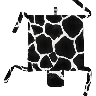 KLRK Home Wild B&W Giraffe бебешко одеялце Gustav 80x46 cm