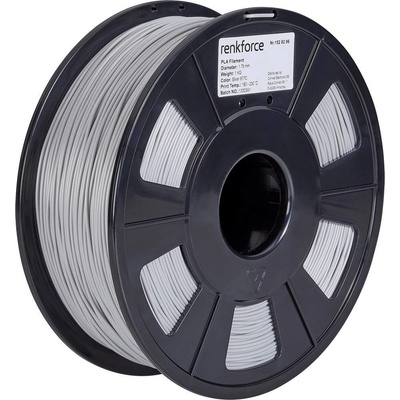 Renkforce RF-4511204 PLA 1.75 mm 1kg strieborná 1 ks