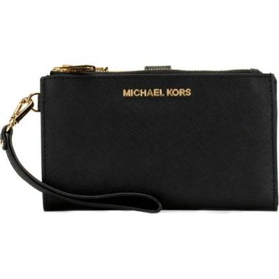 Michael Kors double zip wristlet white