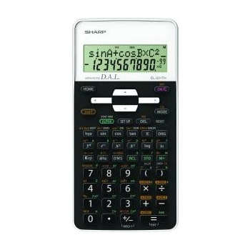 Sharp Научен калкулатор SHARP SH-EL531THWH, 273 функции, 96x32 dot matrix дисплей, бял