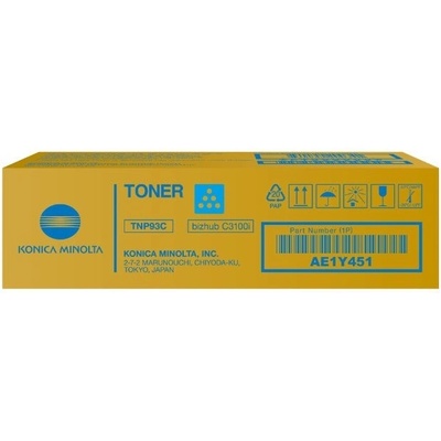 Konica Minolta TNP-92C AE1Y450 лазурен (cyan) оригинален тонер (AE1Y450)