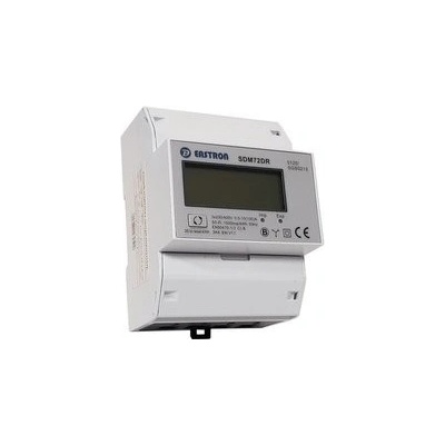 EASTRON Elektromer 3F na DIN lištu trojfázový digitálny VCX EASTRON SDM72 DR MID Reset 100A