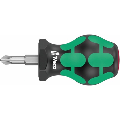 Wera Отвертка PH 2x25, зелено-черна ръкохватка, 350 Kraftform Stubby - W008851 (W008851)