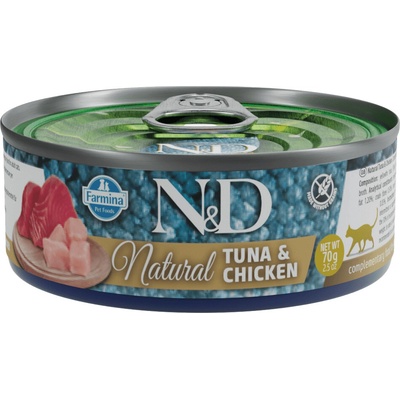 N&D CAT Natural Tuna & chicken 70 g