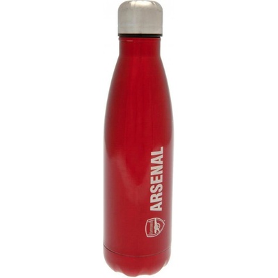 CurePink termo láhev Arsenal 500 ml Červená