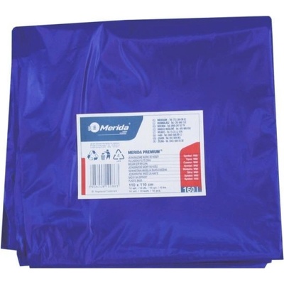 Merida pytle LDPE 40µm 160 L 10ks modré