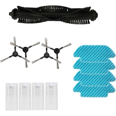 Мобилен комплект резервни четки, филтри и мопове за Sencor SRV 9550BK, 13 бр (set conga 4090 13 pcs)