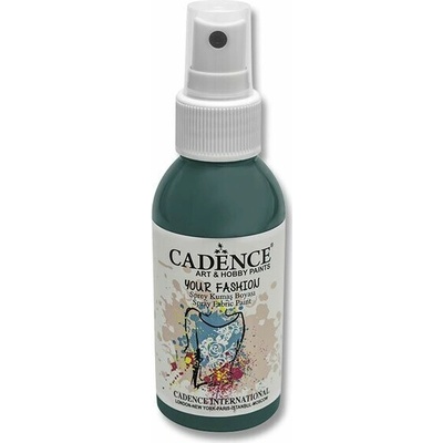 Cadence Your Fashion Farby na textil modrozelená 100 ml sprej