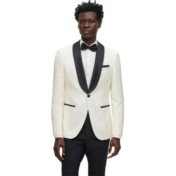 Boss Яке Boss Men's Harvers Structured Shoulders Jacket - White