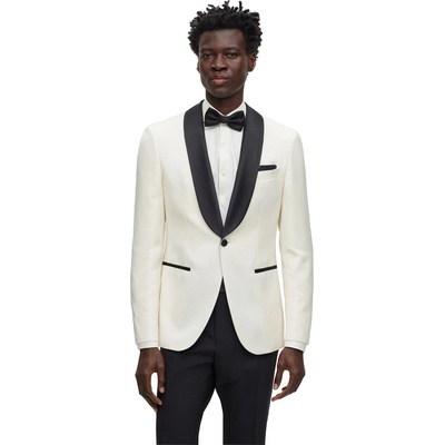 Boss Яке Boss Men's Harvers Structured Shoulders Jacket - White