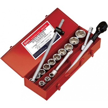 Genius Tools Súprava metrická 3/4" 17 ks GS-617M
