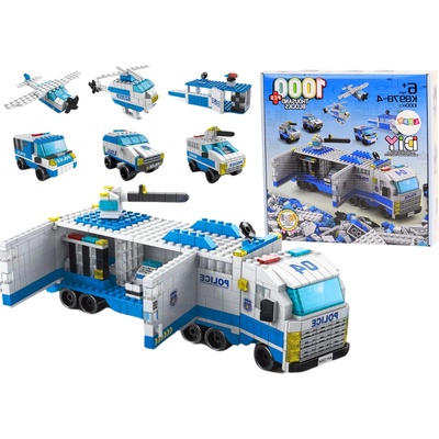 mamido Policejní nákladní auto 6v1 1000 ks