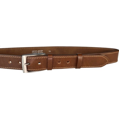 Penny Belts kožený opasek 34-1-48 hnědý