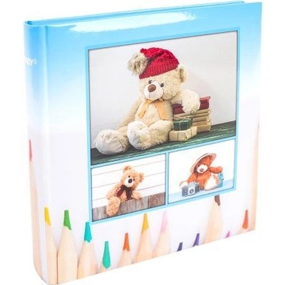 Dětské fotoalbum, 10x15 , zasunovací KD-46200B Teddy 1 modré