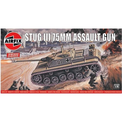 Airfix Classic Kit VINTAGE military A01306V Stug III 75mm Assault Gun 1:76