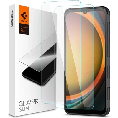 Spigen Samsung Xcover 7 Pro SPIGEN SLIM защитно стъкло за екран 2бр. 2.5D, 9H, TRANSFER AGL09407 (AGL09407)