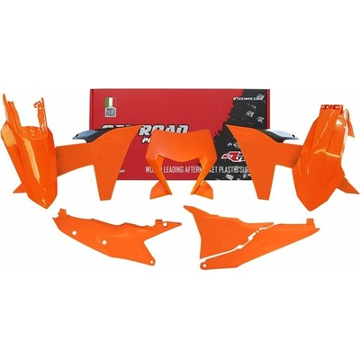 Rtech sada plastov KTM oranžovo-čierna 6 dielov