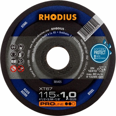 Rhodius rezný kotúč 115 x 1,0 x 22,23 mm 210741 10 ks
