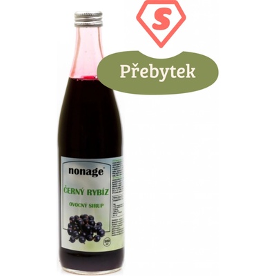 nonage Ovocný sirup Černý Rybíz 0,5 l