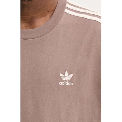 adidas Originals Памучна тениска adidas Originals Oversize tee в бежово с апликация JP1058 (JP1058)