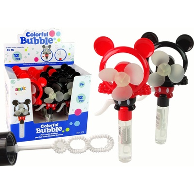 Lean Toys Bublifuk a ventilátor 2v1 Mickey Mouse