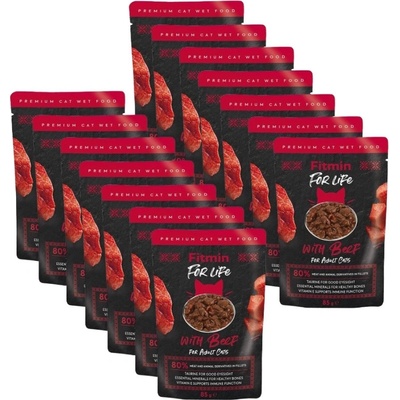 Fitmin Cat For Life Adult Beef 14 x 85 g