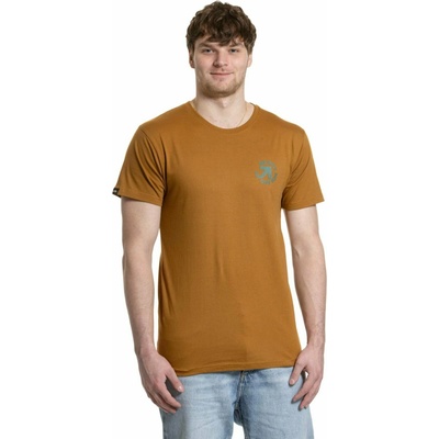 Meatfly мъжка тениска Arrow Gold Brown | Кафява Meatfly | Kafyav | МЪЖЕ | XXL