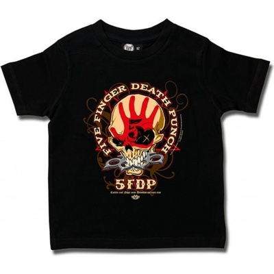 Metal-kids tričko metal Five Finger Death Punch Knucklehead čierna