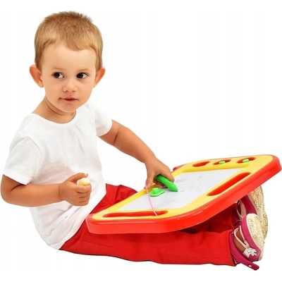 Mac Toys magnetická magická tabuľa obrovská červeno-žlutá