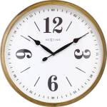 NeXtime Стенен часовник Classic 39 см бяло и златисто (3290GO)