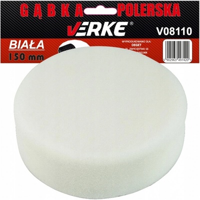 VERKE Leštiaca huba 150mm biela VERKE V08110
