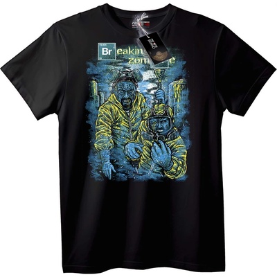 NOONEBRAND Тениска Breaking Зомби - XL, Black