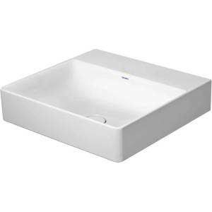 Duravit DuraSquare - Мивка за плот, 50х47 см, без преливник, без отвор за смесител, DuraCeram, бяла 2353500079 (2353500079)